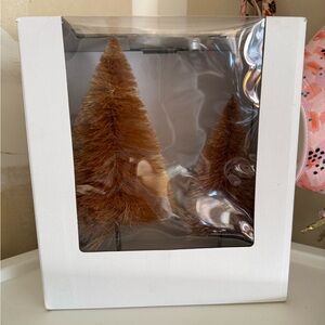 Threshold Bottle Brush Trees Set - Brown